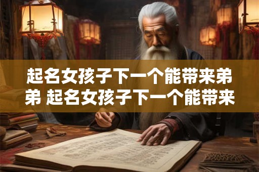 起名女孩子下一个能带来弟弟 起名女孩子下一个能带来弟弟的名字