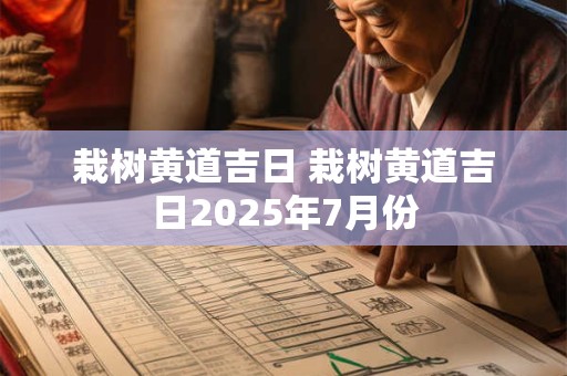 栽树黄道吉日 栽树黄道吉日2025年7月份