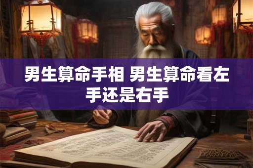 男生算命手相 男生算命看左手还是右手