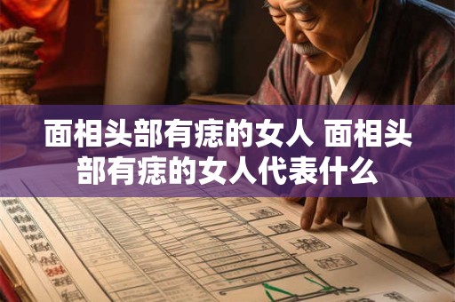 面相头部有痣的女人 面相头部有痣的女人代表什么