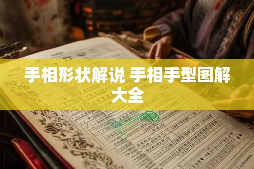 手相形状解说 手相手型图解大全