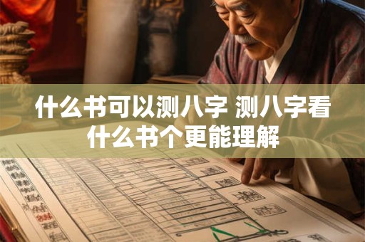 什么书可以测八字 测八字看什么书个更能理解