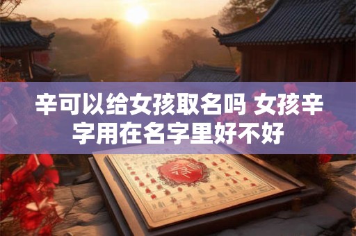 辛可以给女孩取名吗 女孩辛字用在名字里好不好