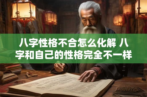 八字性格不合怎么化解 八字和自己的性格完全不一样