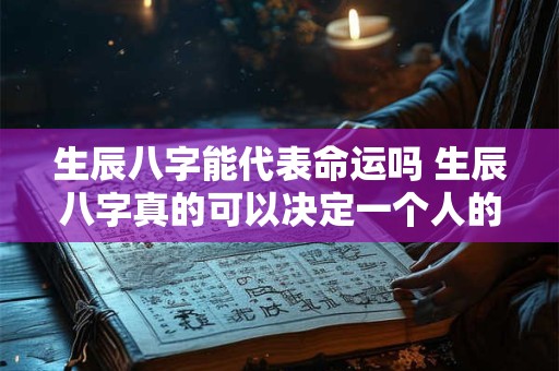 生辰八字能代表命运吗 生辰八字真的可以决定一个人的命运吗