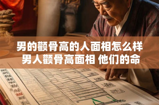 男的颧骨高的人面相怎么样 男人颧骨高面相 他们的命运好吗