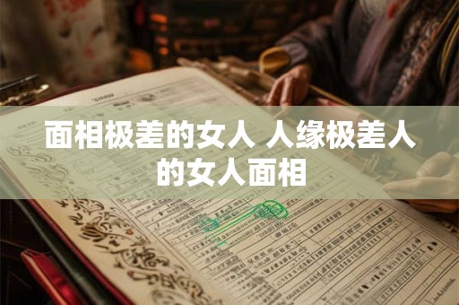 面相极差的女人 人缘极差人的女人面相