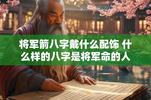 将军箭八字戴什么配饰 什么样的八字是将军命的人