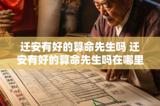 迁安有好的算命先生吗 迁安有好的算命先生吗在哪里