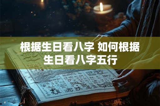 根据生日看八字 如何根据生日看八字五行