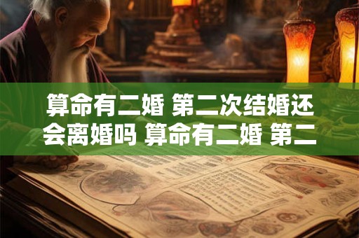 算命有二婚 第二次结婚还会离婚吗 算命有二婚 第二次结婚还会离婚吗为什么