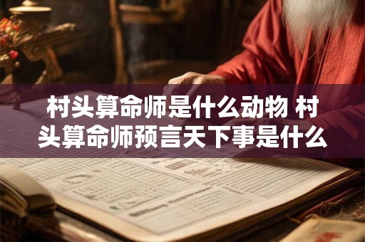 村头算命师是什么动物 村头算命师预言天下事是什么动物