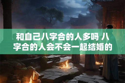 和自己八字合的人多吗 八字合的人会不会一起结婚的