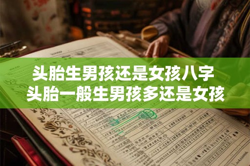 头胎生男孩还是女孩八字 头胎一般生男孩多还是女孩多