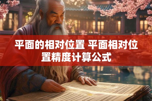 平面的相对位置 平面相对位置精度计算公式