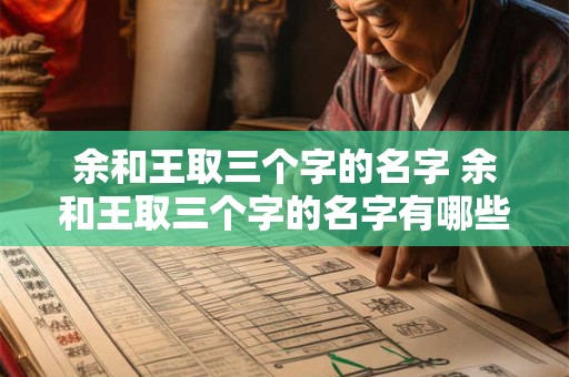 余和王取三个字的名字 余和王取三个字的名字有哪些