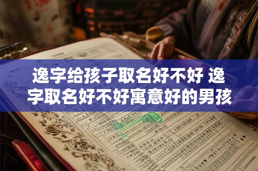逸字给孩子取名好不好 逸字取名好不好寓意好的男孩名字有哪些