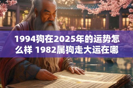 1994狗在2025年的运势怎么样 1982属狗走大运在哪一年