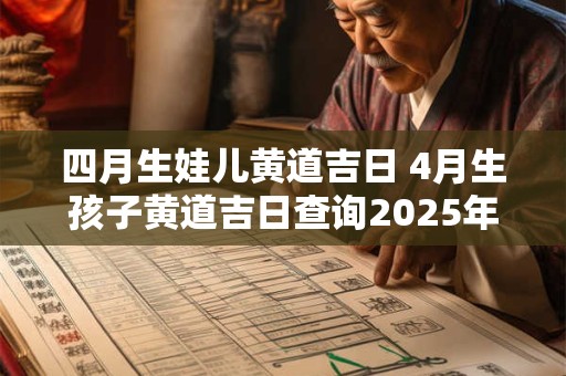 四月生娃儿黄道吉日 4月生孩子黄道吉日查询2025年
