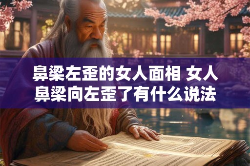 鼻梁左歪的女人面相 女人鼻梁向左歪了有什么说法