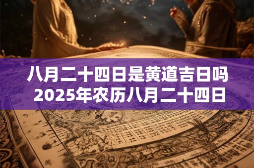 八月二十四日是黄道吉日吗 2025年农历八月二十四日是黄道吉日吗