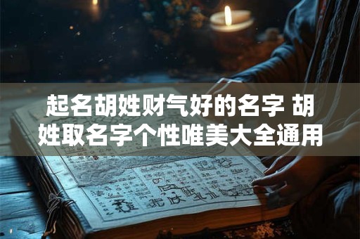 起名胡姓财气好的名字 胡姓取名字个性唯美大全通用