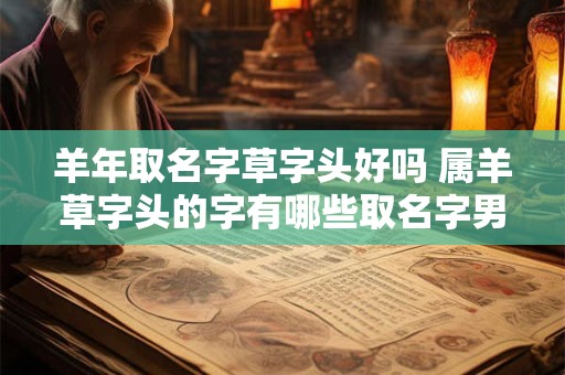 羊年取名字草字头好吗 属羊草字头的字有哪些取名字男孩