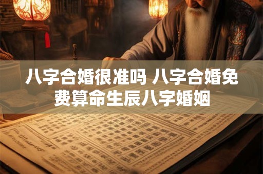 八字合婚很准吗 八字合婚免费算命生辰八字婚姻
