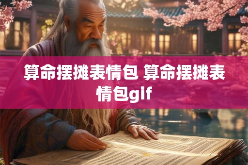 算命摆摊表情包 算命摆摊表情包gif