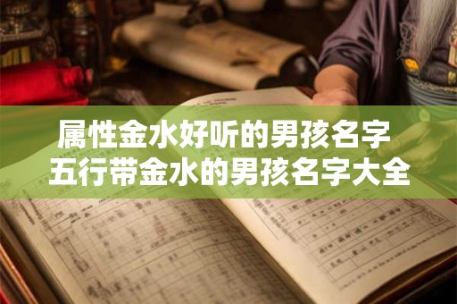 属性金水好听的男孩名字 五行带金水的男孩名字大全