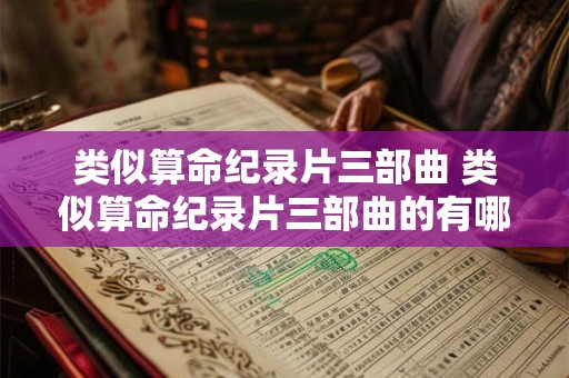 类似算命纪录片三部曲 类似算命纪录片三部曲的有哪些