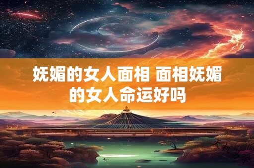 妩媚的女人面相 面相妩媚的女人命运好吗