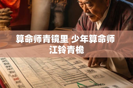 算命师青镜里 少年算命师 江铃青桅
