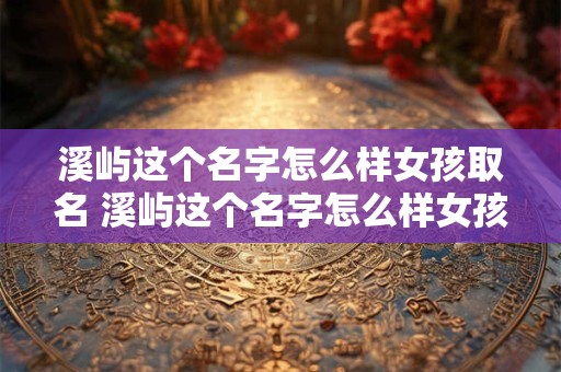 溪屿这个名字怎么样女孩取名 溪屿这个名字怎么样女孩取名好听