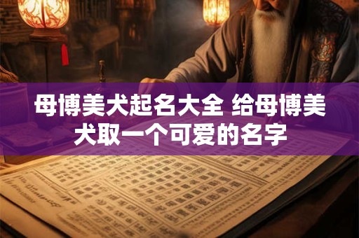 母博美犬起名大全 给母博美犬取一个可爱的名字