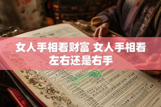 女人手相看财富 女人手相看左右还是右手