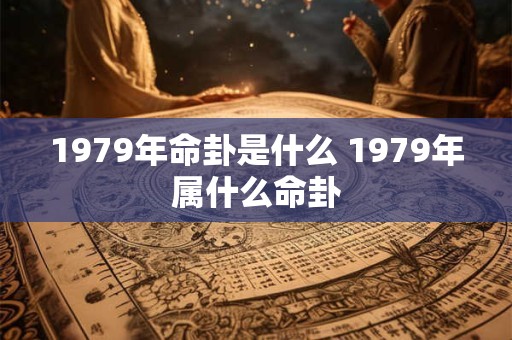 1979年命卦是什么 1979年属什么命卦