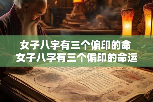 女子八字有三个偏印的命 女子八字有三个偏印的命运如何