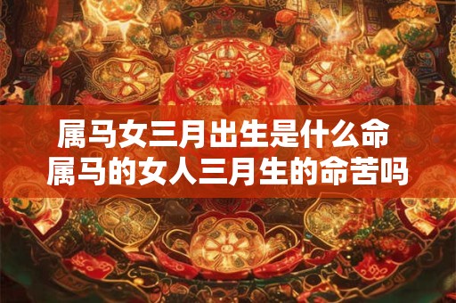 属马女三月出生是什么命 属马的女人三月生的命苦吗