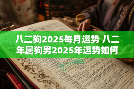 八二狗2025每月运势 八二年属狗男2025年运势如何呢