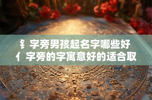 钅字旁男孩起名字哪些好 亻字旁的字寓意好的适合取男孩名