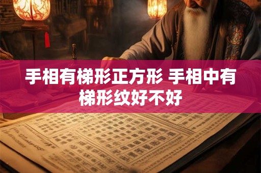 手相有梯形正方形 手相中有梯形纹好不好