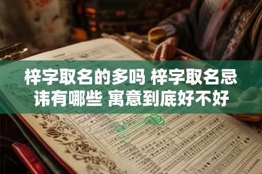梓字取名的多吗 梓字取名忌讳有哪些 寓意到底好不好