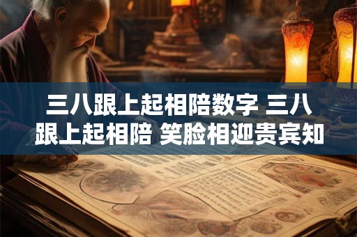 三八跟上起相陪数字 三八跟上起相陪 笑脸相迎贵宾知