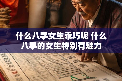 什么八字女生乖巧呢 什么八字的女生特别有魅力