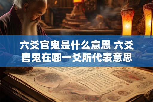 六爻官鬼是什么意思 六爻官鬼在哪一爻所代表意思