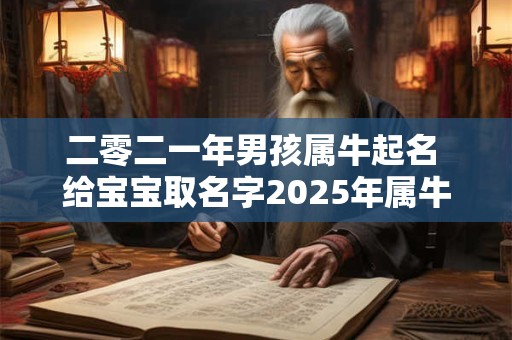 二零二一年男孩属牛起名 给宝宝取名字2025年属牛男孩名字