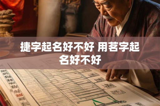 捷字起名好不好 用茗字起名好不好