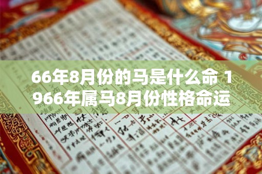 66年8月份的马是什么命 1966年属马8月份性格命运是怎样的