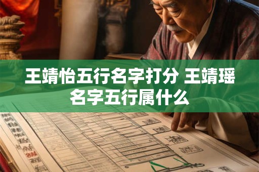 王靖怡五行名字打分 王靖瑶名字五行属什么